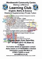 Learning Club Poster